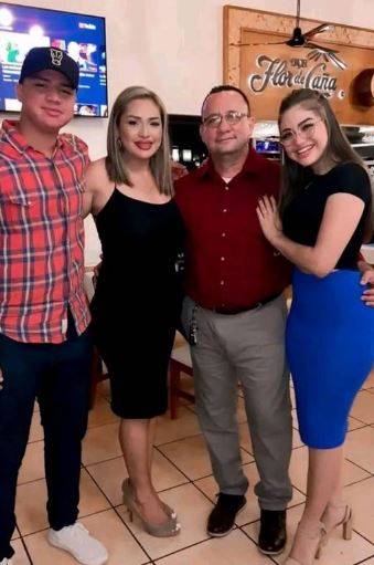 Salma Flores family