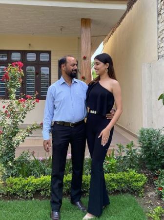 Sargam with her dad GS Kaushal