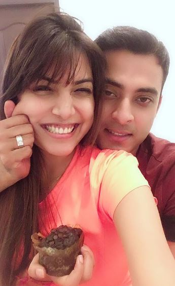Sargam with her husband Adi