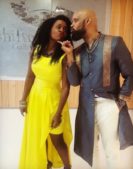 Sonstar Peterson with his wife