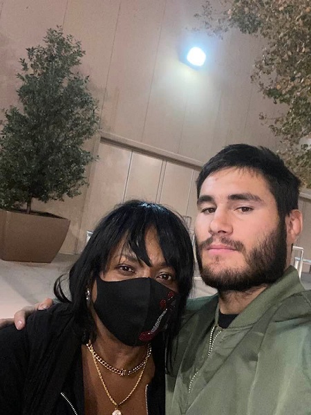 Sophia Stewart with her husband