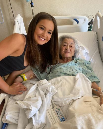 Sophia and her grandmother Jean Harris