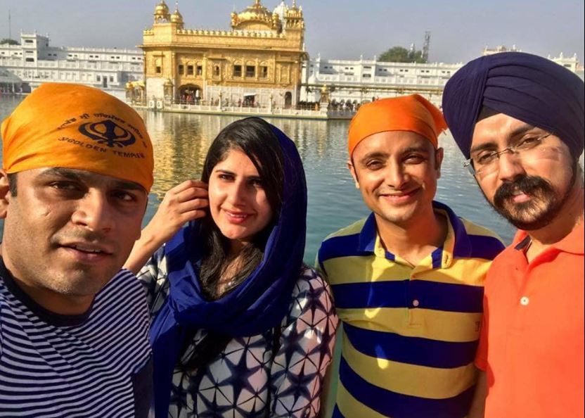Sunny Kapoor with his friends