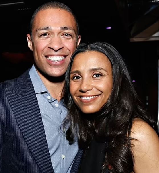 T.J. Holmes and his wife Marilee Fiebig