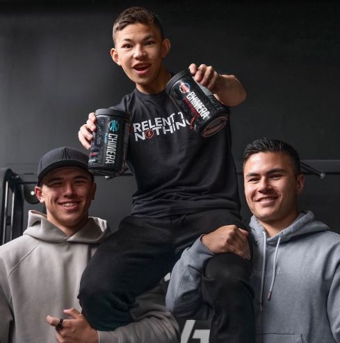 Tristyn Lee with his brothers