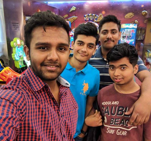 Abhyudaya Mohan and his friends