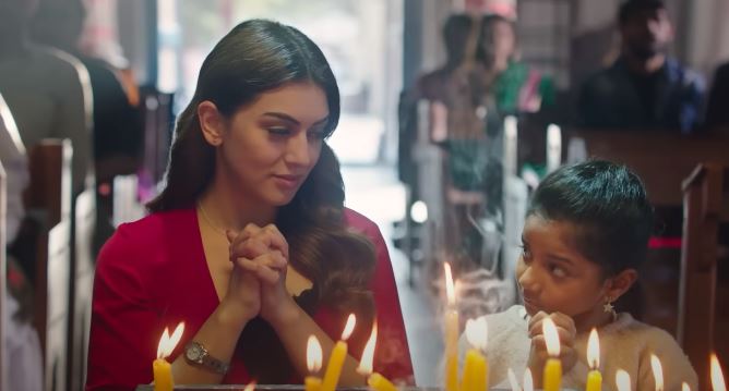 Actress Hansika Motwani with Manasvi Kottachi