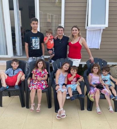 Amandine Pellissard family