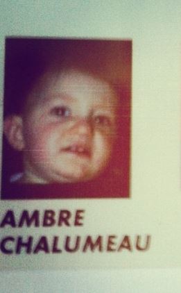 Ambre Chalumeau childhood image