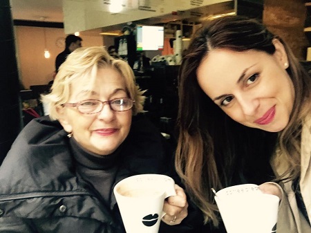 Ana Walshe with her mother