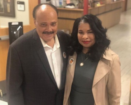 Arndrea Waters King with her husband