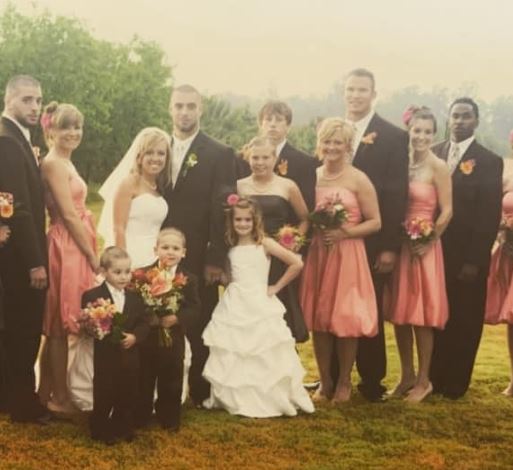 Ashley Pugh's wedding photo