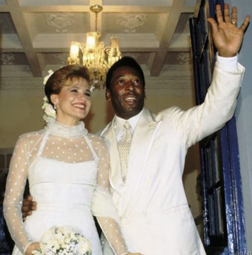 Assíria and Pelé's wedding photo