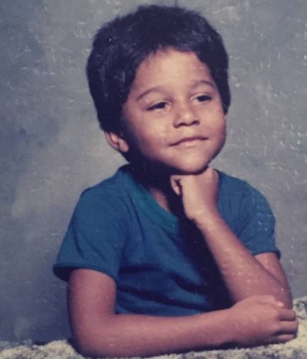 Childhood photo of Jason