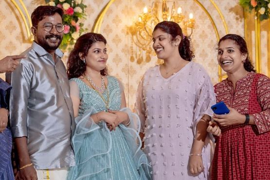 Chintha Jerome and her friends