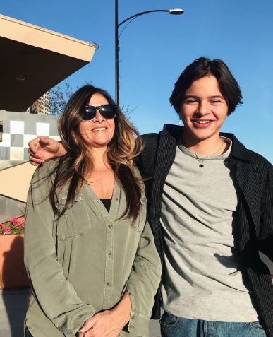 Coronel with his mother Grace Coronel