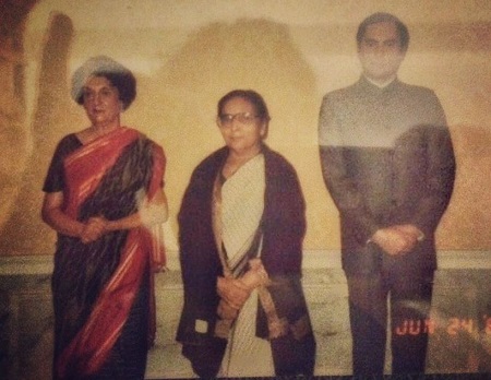 Deepti Kapoor grandmother with Indra Gandhi