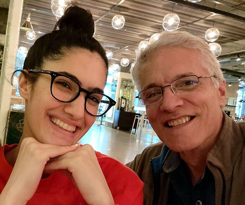 Didi Romero with her father