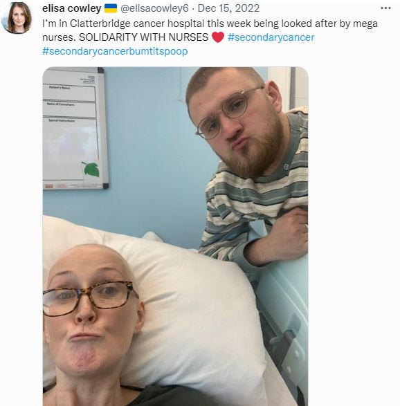 Elisa Cowley had cancer