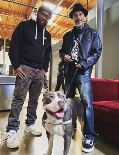 Emmet Flores has a pet dog