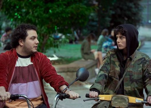 Giordana Marengo with fellow actor