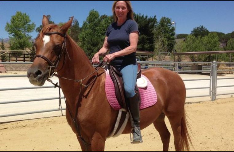 Jan Dance likes horse riding