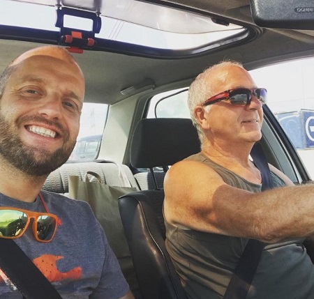 Jarno Cordia with his father