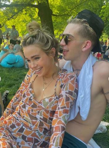 Jeremy Ruehlemann and his girlfriend Mary Brian Clarke