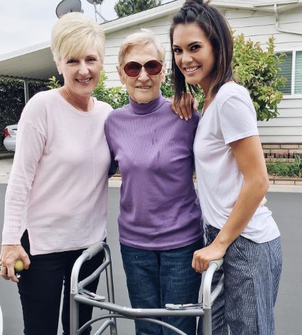 Jesiree with her mom Marlyn Raley Denter and grandmother