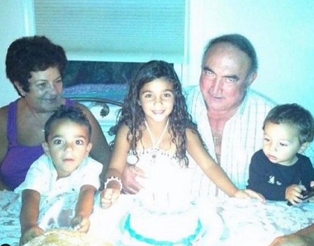 Joe Gorga parents with his three kids