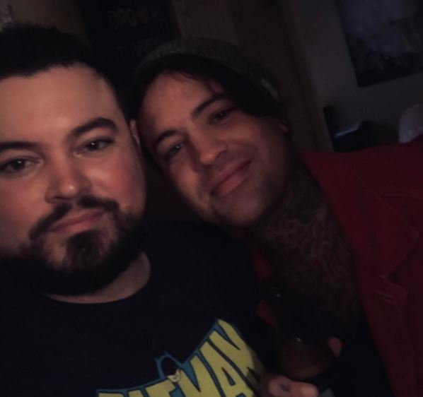 Jon with his brother Nick Hill
