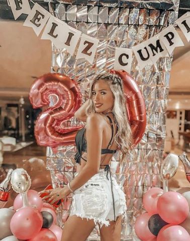 Julieta on her 20th birthday