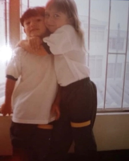Kali Uchis childhood picture
