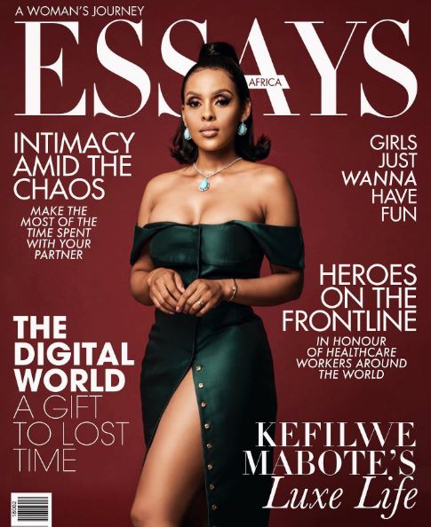 Kefilwe featured on magazine covers