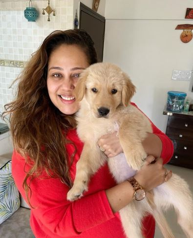 Ketaki and her pet dog