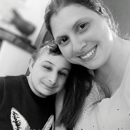 Leo Lagana with his sister Lucy
