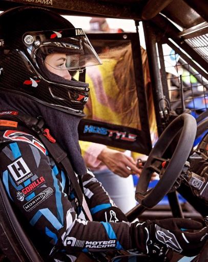 Lia Block is a Rally Driver