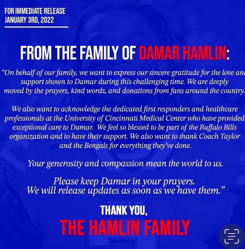Mario Hamlin Wiki (Damar Hamlin's Dad) Age, Wife, Family, Net Worth, Biography &amp; More - ZedBlog