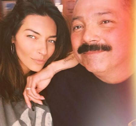 Nicole Muirbrook with her father