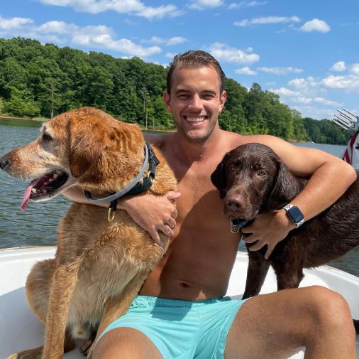 Noah Ruggles has two pet dogs