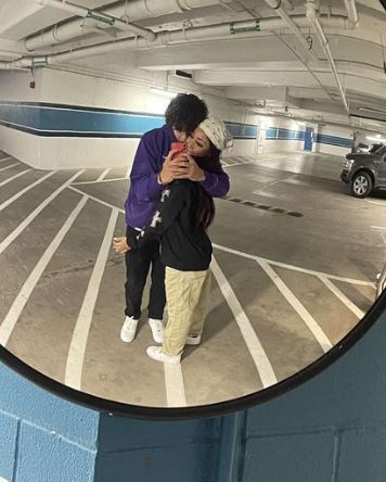 Puma with her boyfriend