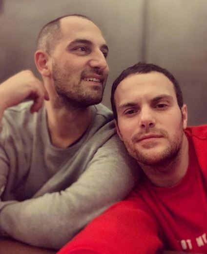 Sabato De Sarno with his partner