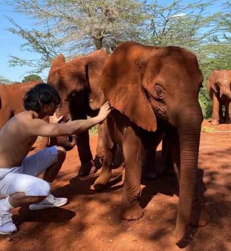 Shikhar Pahariya is an animal lover