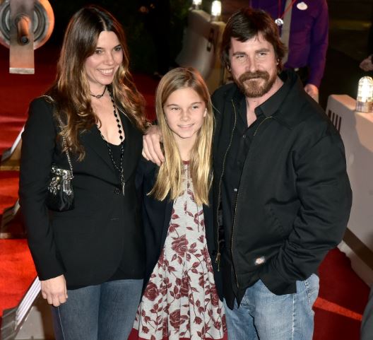 Srbislava Blazic with her husband Christian Bale and daughter Emmeline Luka Bale