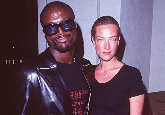 Tatjana Patitz with Seal
