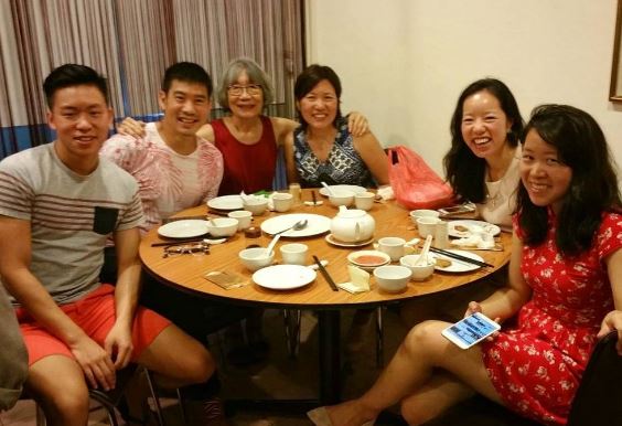 Timothy with his family