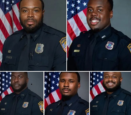 Tyre Nichols five police officer who got suspended