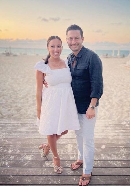 Veronica Tejera with her husband