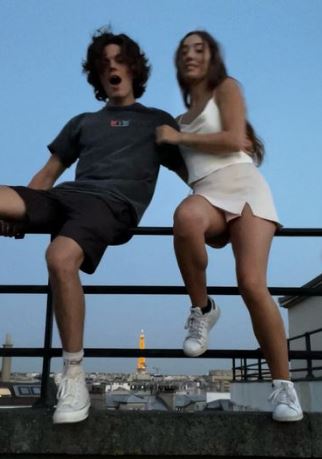 Vince with his friend Alexandra Fisher