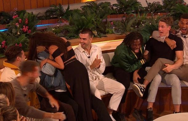 Young with Love Island's contestants